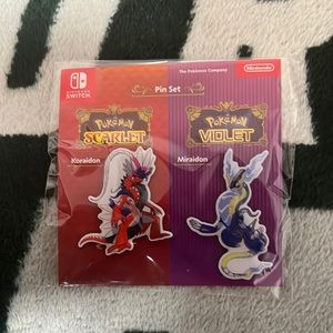 Pokémon scarlet and violet pins